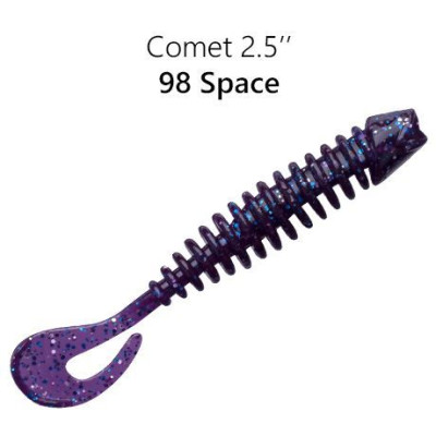 Приманка Comet 2,5" (65mm) 93-65-98-6 кальмар, 6 шт.