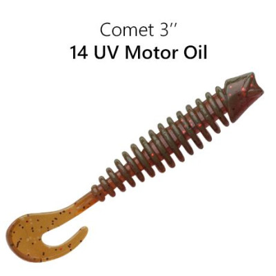 Приманка Comet 3,0" (75mm) 93-75-14-6 кальмар, 6 шт.