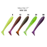 Приманка Vibro Fat 2,7" (71mm) 1-71-M126-6 кальмар, 5 шт.