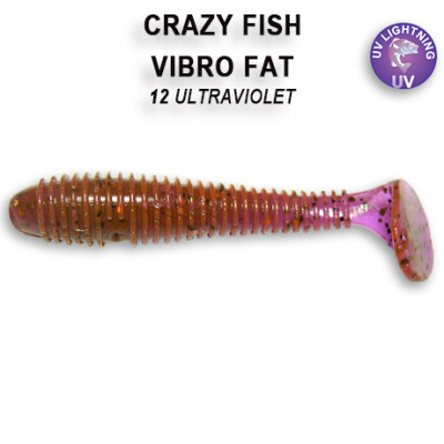 Приманка Vibro Fat 2" (50mm) 87-50-12-6 кальмар, 8 шт