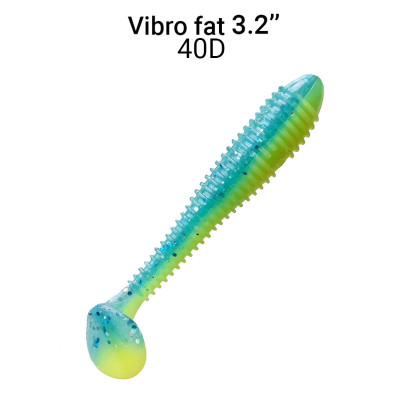Приманка Vibro Fat 3,2" (80cm) 73-80-40D-6 кальмар, 5 шт.