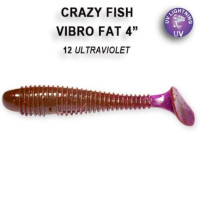 Приманка Vibro Fat 4,0" (100mm) 14-100-12-6 кальмар, 4 шт.