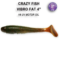 Приманка Vibro Fat 4,0" (100mm) 14-100-14-6 кальмар, 4 шт.