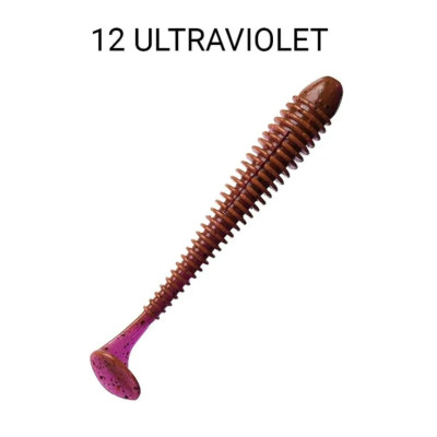 Приманка Vibro Worm 4,5" 77-115-12-6 кальмар, 5 шт