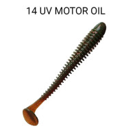 Приманка Vibro Worm 4,5" 77-115-14-6 кальмар, 5 шт