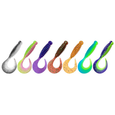 Curly Classic 2,2" 7шт MIX M19