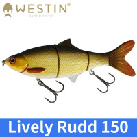 ВОБЛЕР WESTIN RICKY THE ROACH, 150mm, 40 грам, Sinking, колір Lively Rudd