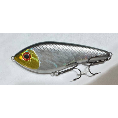 ГЛАЙДЕР ДЖЕРК ВОБЛЕР WESTIN NATURAL ROACH HOLO , 120 mm, 58 грам, тонучий