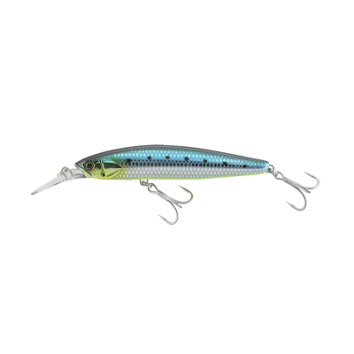 Воблер JACKALL BIGBACKER WANGAN MINNOW 98S UROKO HL CHARTREUSE BELLY IWASHI 