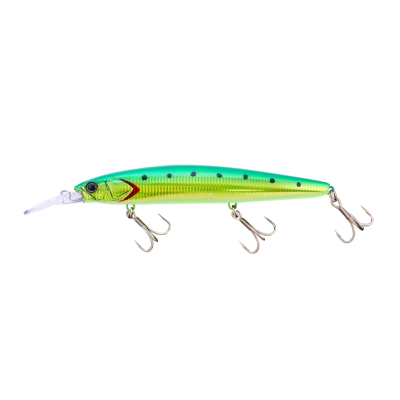 Воблер JACKALL BIGBACKER WANGAN MINNOW 128S Wannai Green
