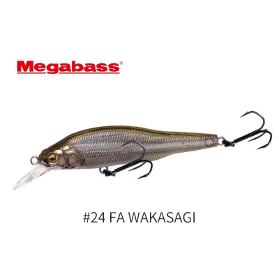 ВОБЛЕР MEGABASS X-80 TRICK DARTER 80SP FA WAKASAGI