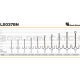 Гачок Двійник, Двійний Гачок Double Hook Long L2037BN №4,  8шт