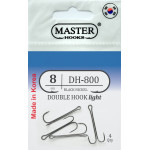 Гачок Двійник MASTER HOOK DH-800 №8, 4 шт