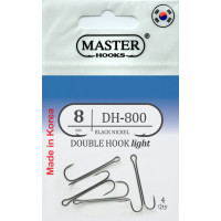 Гачок Двійник MASTER HOOK DH-800 №8, 4 шт