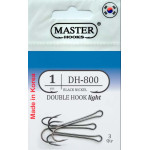 Гачок Двійник MASTER HOOK DH-800 №1, 3 шт