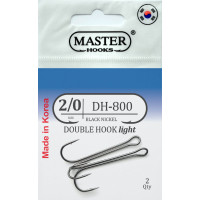 Гачок Двійник MASTER HOOK DH-800 №2/0,  2 шт