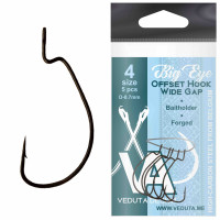Офсетний гачок Big Eye Offset Hook Wide Gap №4 Gap 5шт