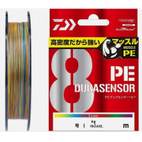 Шнур Daiwa UVF PE Dura Sensor X8 + Si2 (Multicolor) #0.8/ 0.148mm / 6,8 kg, 200m 