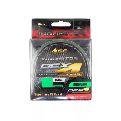 Шнур GC INQUISITOR X4 150m PE 2.0, 26LB/12.5 kg, lime green