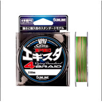 Шнур Sunline PE Egista X4 150м #0.5 (0.117 mm), 8lb (3.6 kg) multicolor, 150m