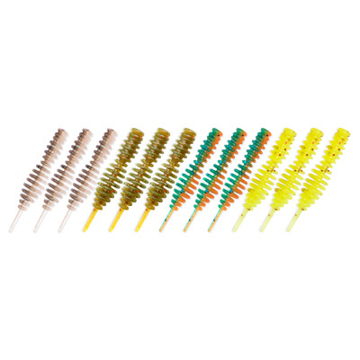 Air Worm 1,4" 12шт MIX 23