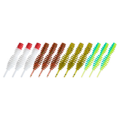 Air Worm 1,4" 12шт MIX 27