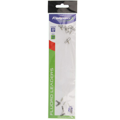 Повідець Kalipso флюорокарбон 20cm d 0.60mm 14kg (10 шт)