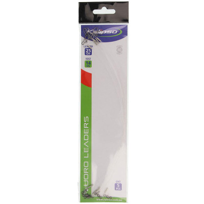 Повідець Kalipso флюорокарбон - 25cm 0,60мм 14kg  (5 шт)